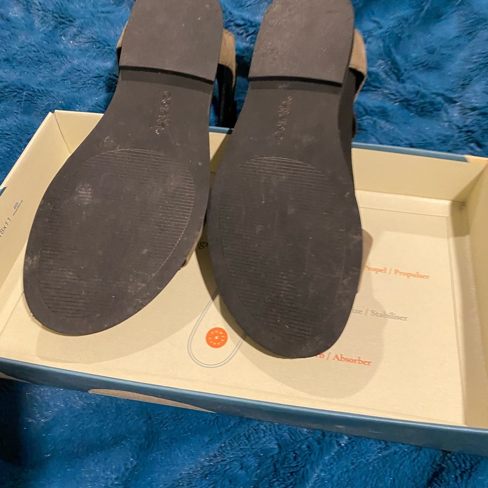 Earth Black and Brown Ankle-Strap Sandals - Picture 3 of 3